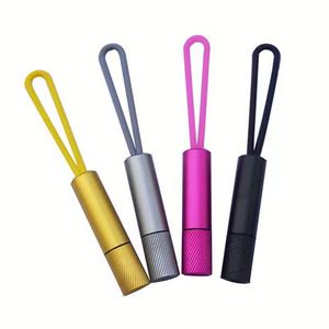 ไฟฉายพวงกุญแจ LED แบบ OEM โปรโมชั่น ตัวเรือนอลูมิเนียมอัลลอยด์ สายซิลิโคน ไฟฉาย LED ขนาดเล็กแบบวงแหวน ใช้แบตเตอรี่ AAA - Product Image 3