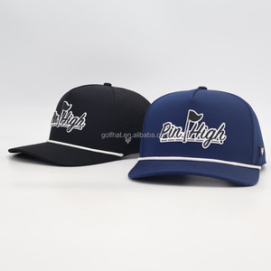 Custom Logo 100% Polyester Snapback Baseball <b>Cap</b> Waterproof 5 Panel PVC Rubber Golf Hat Leopard Fruit for Men Women's Running - Product Image 3