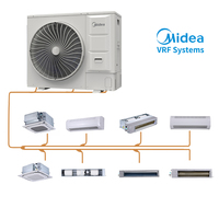 Midea V8 Mini Communication Topologie Arbitraire 10kW Ac Unité Prix du climatiseur Système de climatisation central pour appartements