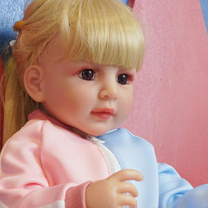 WYL-Muñeca <span class=keywords><strong>de</strong></span> bebé <span class=keywords><strong>Reborn</strong></span> <span class=keywords><strong>de</strong></span> 22 pulgadas, juguete <span class=keywords><strong>de</strong></span> silicona <span class=keywords><strong>de</strong></span> cuerpo completo <span class=keywords><strong>de</strong></span> 55 cm, <span class=keywords><strong>de</strong></span> <span class=keywords><strong>goma</strong></span> suave y realista - Product Image 3
