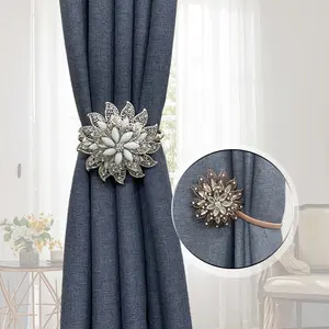厂家价格窗帘配件横夹遮阳帘系带强力磁性水晶窗帘扣