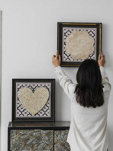 Cuadro Decorativo con Conchas para Comedor de Invitados, Decoración de Pared para Mobiliario Suave, Cuadro Colgante para Recibidor, Pintura Incrustada - Product Image 5