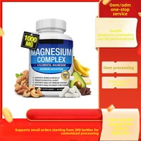 Kapsul Kompleks Magnesium OEM 1000 mg 90 Kapsul Suplemen Mineral Label Pribadi