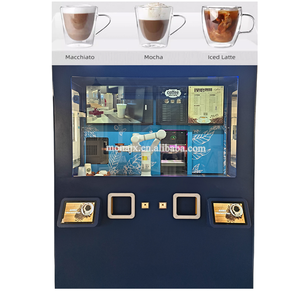 <span class=keywords><strong>Robot</strong></span> AI <span class=keywords><strong>Robot</strong></span> intelligente inciso Barista azione delizioso caffè Latte REobot caffè distributore automatico - Product Image 3