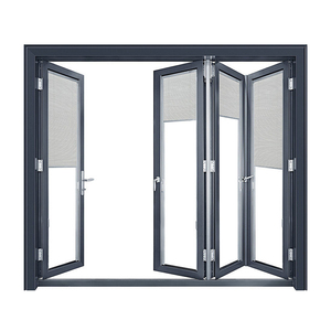 Porte de douche coulissante d'angle moderne - Verre trempé, cadre en aluminium, pliable, gain de place, 90 degrés, étanche, salle de bain, école - Product Image 1