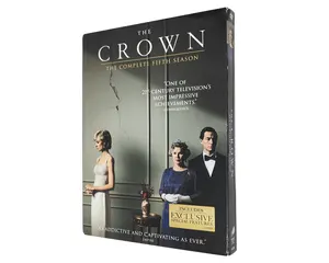The Crown Season 5 4 discos nova região de lançamento 1 dvd tv série atacado varejo dvd fábrica fornecimento best-seller dvd box sets