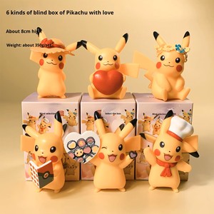 Q-Version Animal estatuilla caja ciega conjunto nueva condición <span class=keywords><strong>Kirby</strong></span> juguetes regalo con Pika tortuga Rana para coleccionar Decoración - Product Image 3