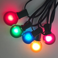Beliebte heiß verkaufte Outdoor UL CSA Glas Mehrfarbige G40 Glühbirne Garden Patio Lights Urlaub dekorativ