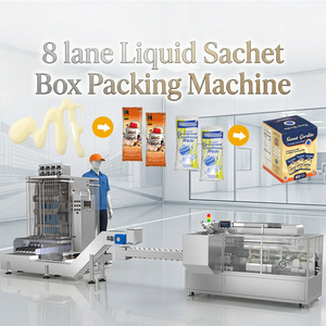 Machine d'emballage automatique multi-voies pour sachets de sauce salade, <span class=keywords><strong>mayonnaise</strong></span>, lait concentré et boîtes en carton - Product Image 1
