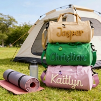 Mochila de Baile Personalizada, Bolso de Mano de Algodón con Nombre Bordado para Bailarín, Bolso de Viaje Bordado Personalizado