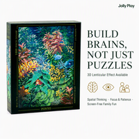 Puzzle en papier éducatif de dessin animé de haute qualité personnalisé pour enfants et adultes, personnalisable de 501 à 1000 pièces