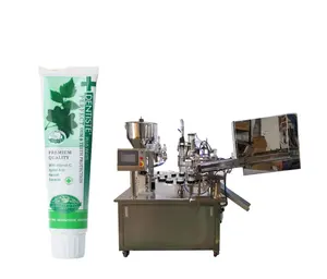 Fully Automatic Stainless Automatic Toothpaste Tube Filling Sealing Packing Machine