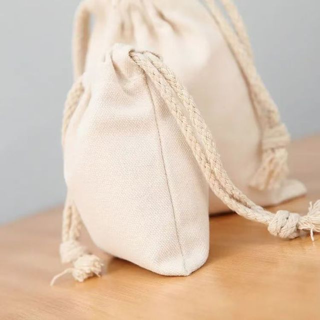 Simple Cotton Drawstring Dust Bag for Packaging