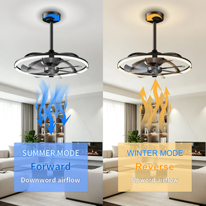 Modern LED <b>Ceiling</b> <b>Fan</b> with light <b>Remote</b> and APP <b>Control</b> Dimmable Light Reversible Dc motorfor Living Room Bedroom - Product Image 4