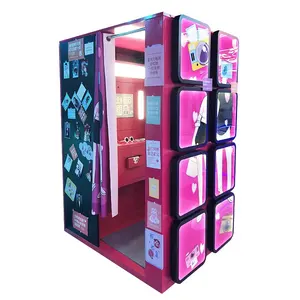 Commercio all'ingrosso malesia Dubai Hot Photo Booth Kiosk Product 21.5 "Touch Screen Portrait Smart Photo Booth Kiosk