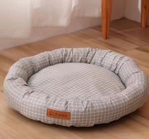 Estera moderna ecológica de fibra de bambú para mascotas, cama de verano transpirable para perros y gatos, uso en interiores y exteriores, cartón de cuero de felpa - Product Image 1