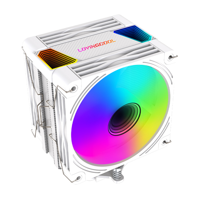 ARGB 120mm CPU Cooler Fan Air Cooler 6 Heat Pipe 2 Fan 4Pin PWM 5V 3Pin Intel LGA2011 1200 1700 115X  AM4 Processor Cooler