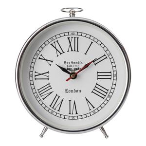 Reloj de Mesa Moderno de Acero con Números Grandes Visibles, Mecanismo Silencioso y Suave, Ligero, de Larga Duración, Diseño Artístico Decorativo - Product Image 3