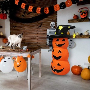 Globos inflables de látex para interior y exterior para niños, decoración barata para el hogar, decoración de Halloween, calabaza - Product Image 1