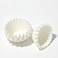 Filtre à café rond en acier inoxydable à haute résistance, difficile à casser, disponible en plusieurs styles, pour la restauration et le service de boissons