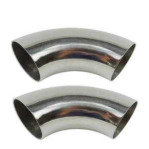 Coude sanitaire en acier inoxydable CNJS 32 mm à souder, raccord de tuyauterie à tête carrée à <span class=keywords><strong>90</strong></span> degrés pour l'ingénierie de construction - Product Image 6