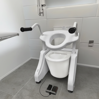 Rehausseur de siège de toilette électrique pour personnes âgées