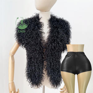 Hot Retro Big Pockets Jeans anzug Frühling Sommer Ärmellose Weste Hohe Taille Cargo Rock 2 Stück Sets Für Frauen - Product Image 4