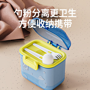 Baby Food Supplement Box 480ml Moisture Proof Rectangle <b>Clip</b> On Lid Travel Kitchen Storage Freshness Preservation - Product Image 1