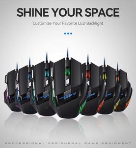 <span class=keywords><strong>2025</strong></span> New G6 có dây chuột phổ biến 7 hơi thở dẫn ánh sáng 7D USB có dây chơi game Gamer giá rẻ giá đèn nền Chuột - Product Image 5
