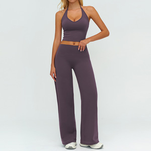 Ensemble <span class=keywords><strong>de</strong></span> yoga 2026 pour femmes, 2 pièces, vêtements <span class=keywords><strong>de</strong></span> sport, haut à manches longues avec fermeture éclair, leggings <span class=keywords><strong>de</strong></span> sport taille haute, tenue <span class=keywords><strong>de</strong></span> sport - Product Image 3