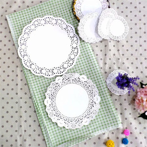 Sous-verres en <span class=keywords><strong>papier</strong></span> classiques ronds écologiques Neatal de 4 à 12 pouces, décoration de table de mariage, fournitures de fête, dessous-de-plat pour la pâtisserie - Product Image 1