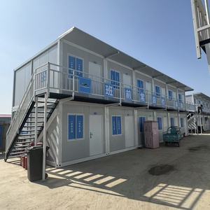 Maison préfabriquée JiaRun en conteneur à assemblage rapide à haute densité pour dortoir d'hébergement à grande capacité - Product Image 1