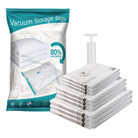 Sacs de rangement sous vide légers pour les voyages, sacs de compression réutilisables pour vêtements, pour sac à dos et valise