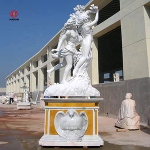 Statua in marmo di Apollo e Daphne del giardino di Bernini pietra greca scultura a grandezza naturale - Product Image 2