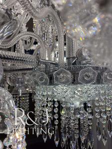 Grandi lampade a 90 luci come quattro <span class=keywords><strong>lampadari</strong></span> di cristallo <span class=keywords><strong>per</strong></span> Hall dell'atrio del centro commerciale dell'atrio d'<span class=keywords><strong>ingresso</strong></span> - Product Image 4
