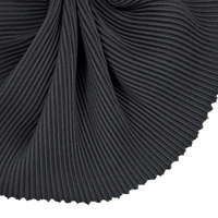 Tissu plissé en georgette 100% polyester pour vêtements de mariage - Léger, doux, confortable, couleur et densité personnalisables