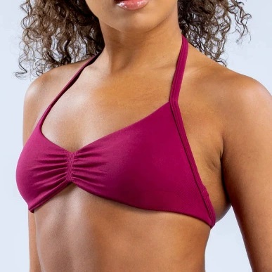 berry red bra