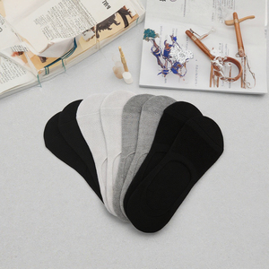 Chất Lượng Cao Người Đàn Ông Của No-Show Thấp Cắt Vớ Tùy Chỉnh Polyester Chất Liệu Cổ Điển Cơ Bản Màu Đen Vớ Đầy Màu Sắc In Logo Giản Dị - Product Image 1