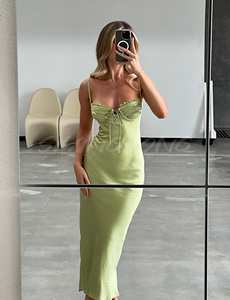 Vestido <span class=keywords><strong>de</strong></span> Fiesta <span class=keywords><strong>de</strong></span> Lujo para Mujer, Vestido <span class=keywords><strong>de</strong></span> Noche Elegante, Informal, Sexy, Vestido <span class=keywords><strong>de</strong></span> Fiesta Elegante para Mujer, Vestido Maxi con Volantes - Product Image 6