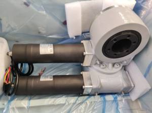 5 pollici singolo aixs doppio asse slitte con motore 24V DC combinato slittino ingranaggio a vite senza fine per l'energia solare - Product Image 4