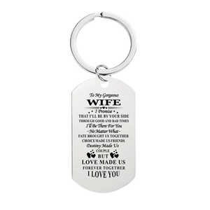 Llavero Personalizado de Metal para Parejas y Familias, Sublimable, Ligero, Venta al Por Mayor - Product Image 6