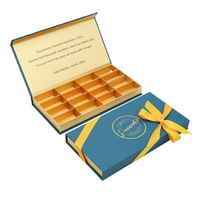 Boîte personnalisée pour dattes Medjool Eid Mubarak, emballage cadeau Ramadan avec séparateurs pour chocolat, baklava, bonbons, emballage de friandises