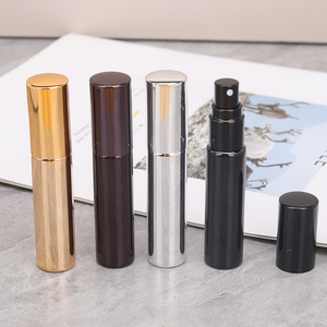 Luxe 5ml 10ml réutilisable UV plaqué or argent noir huile essentielle parfum verre vaporisateur bouteille vide - Product Image 4
