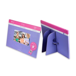 Caliente 7 pulgadas especial soporte de diseño vertical Tapa dura folleto de <span class=keywords><strong>video</strong></span> para la promoción de la marca - Product Image 6