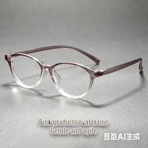 Monture de lunettes tendance œil-de-chat TR90 – Lunettes de vue anti-lumière bleue élégantes et modernes, style coréen, monture fine et avancée - Product Image 2