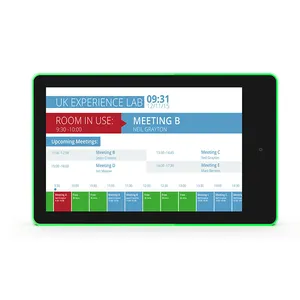 Nfc Reid Conferentie Vergaderzaal Schema Display Lichtbalk Software 10.1 Inch Poe Power Android Tablet