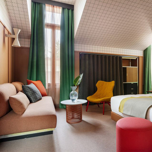 Ensemble de meubles de chambre d'hôtel en panneaux de bois design moderne haut de gamme pour hôtel et resort de luxe - Product Image 5