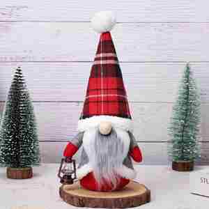 Traditional Handmade Cloth Christmas Gnome Faceless Plush Doll <b>Ornament</b>-Festive Season Home Decor - Product Image 3