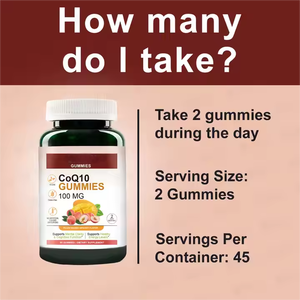 Fabricación de Gomitas de Coenzima Q10 de Marca Privada, Cápsulas de Alimentos Nutritivos, Producto de Suplemento para el Cuidado de la Salud - Product Image 5