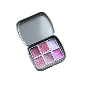 Poudre à ongles <span class=keywords><strong>holographique</strong></span> scintillante 6 couleurs 12ml, peinture <span class=keywords><strong>aquarelle</strong></span> solide avec finition métallique colorée, cadeaux pour femmes, peinture - Product Image 1